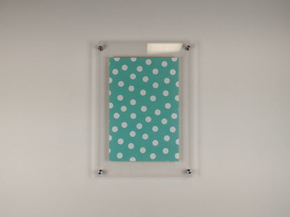 12x18 Acrylic Frame Easy-Hang Portrait Style With Standoff Bolts