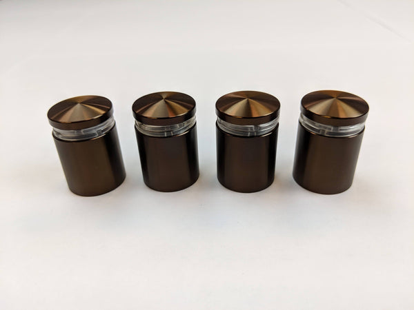3/4" Bronze Standoff Bolts For Acrylic Frame