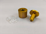 1" Gold Standoff Bolts For Acrylic Frame