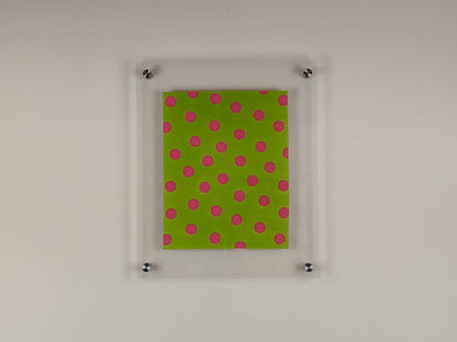 11x14 Acrylic Floating Frame Easy-Hang Wire Bracket and Standoff Bolts