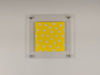 10x10 Acrylic Frame Easy-Hang Square With Standoff Bolts