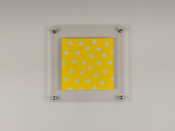 6x6 Acrylic Frame Easy-Hang Square With Standoff Bolts