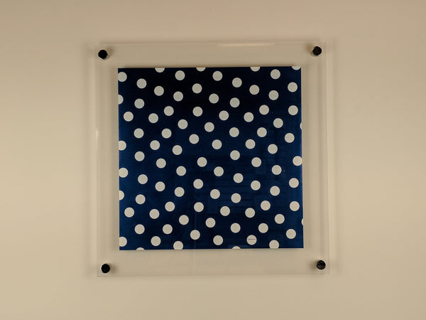 20x20 Acrylic Frame Easy-Hang Square With Standoff Bolts